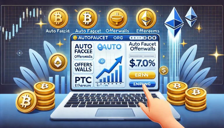 Earn Cryptocurrency on AutoFaucet.org